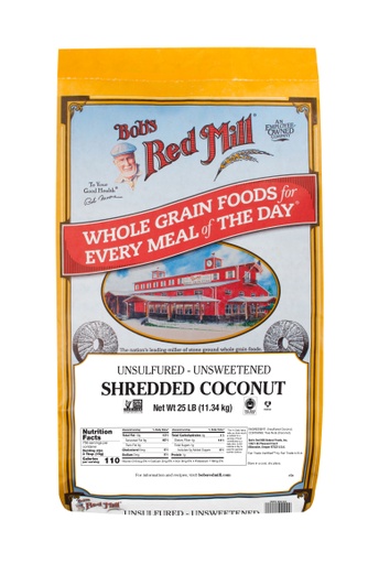 Shredded Coconut - 25 lbs - front