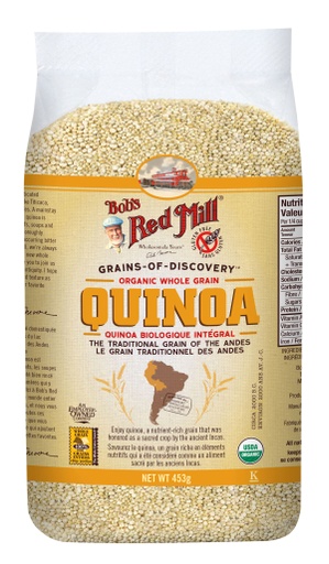 Og quinoa white - 453g - canadian - front