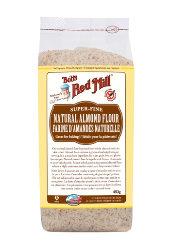 Natural almond meal super fine- canadian - 453g - front