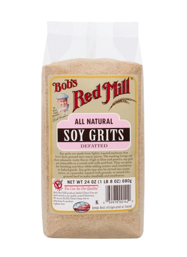 Soy grits defatted - front