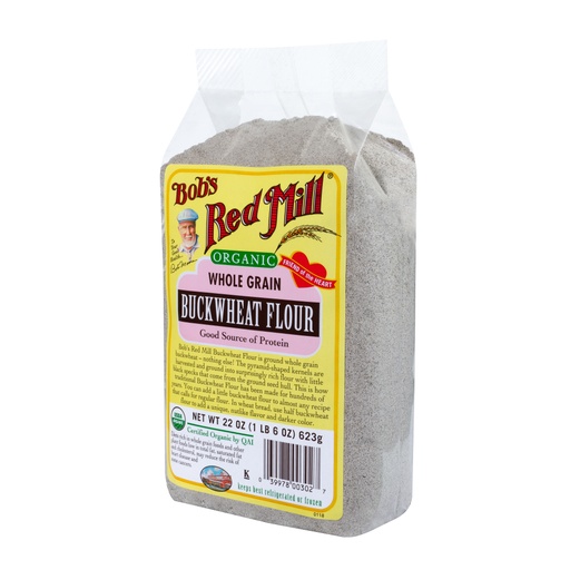 Organic Buckwheat flour - side