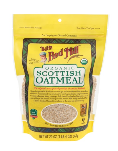 Organic Scottish Oatmeal- front