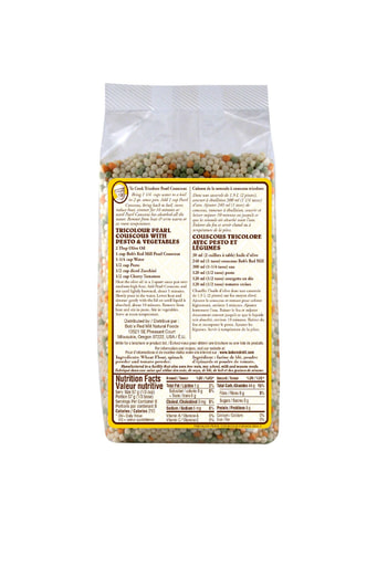 Tricolor pearl couscous - canadian - 453g - back - high res