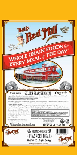 OG Golden Flaxseed Meal - 25 lbs