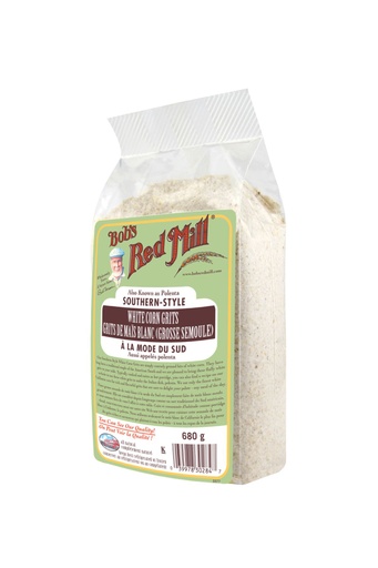 White corn grits - canadian - 680g - side