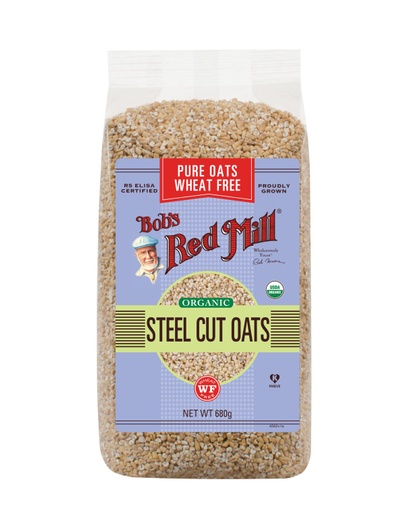 WF Organic steel cut oats - AU - 680g - front