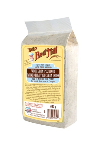 Spelt flour - canadian - 680g - side