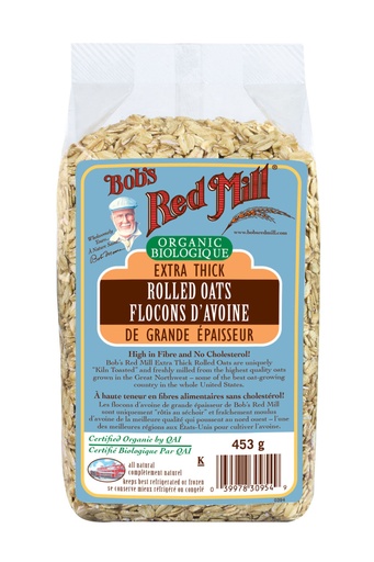 Og extra thick rolled oats - canadian - 453g - front