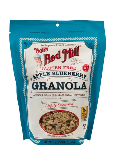 GF Apple Blueberry Granola - front