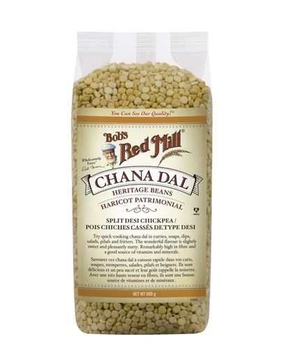Chana dal beans - canadian - front