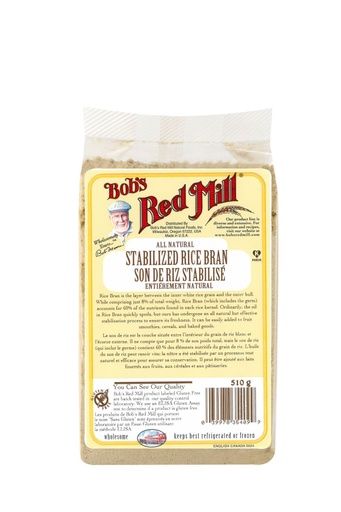 Rice bran - 510g - canadian - front