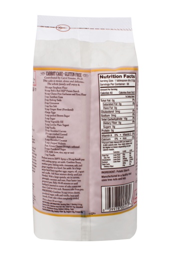 Potato starch - back