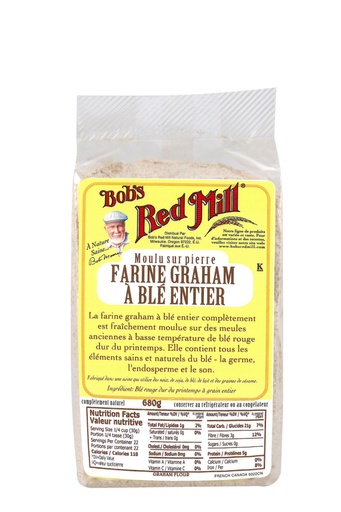 Graham flour - canadian - 680g - french - front