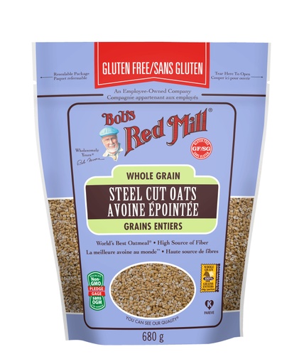 Gluten Free Steel Cut Oats- Canadian- 680g