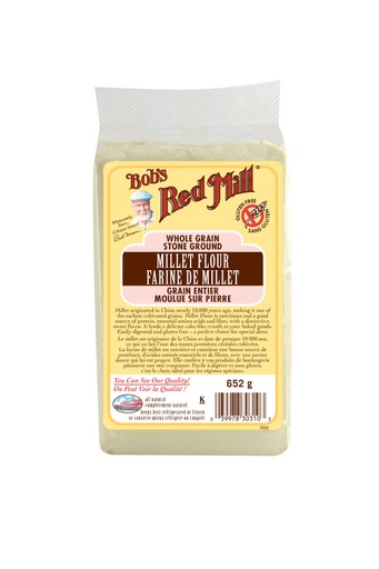 Millet flour - canadian - 652g - front