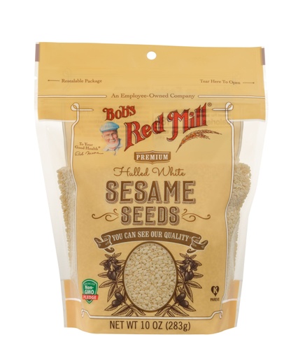 White Sesame Seeds- front