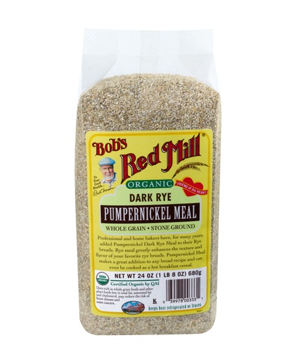 Organic Pumpernickel meal - front