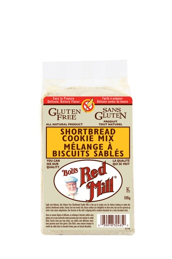 Gf shortbread cookie mix - canadian - 595g - front