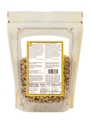 Honey Oat Granola - 340g - SUP - canadian - back