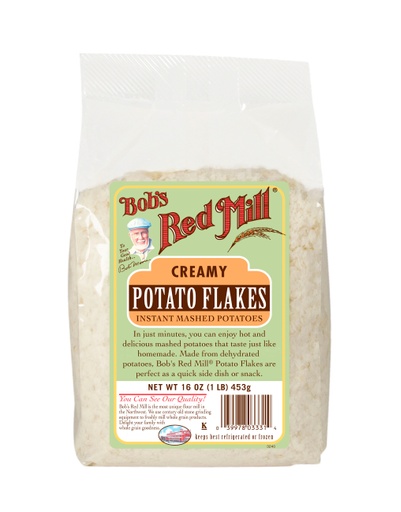 Potato flakes - front