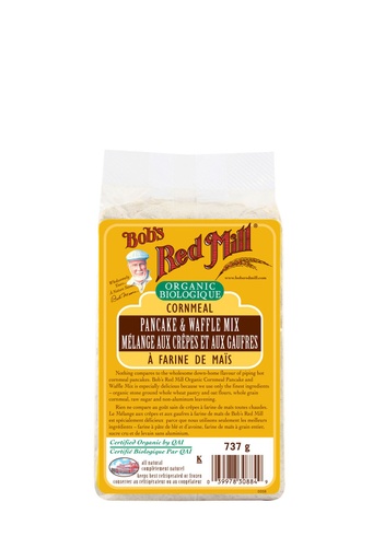 Og cornmeal pancake & waffle mix - 766g - canadian - front