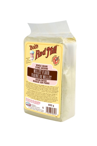 Millet flour - canadian - 652g - side