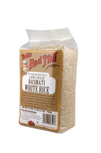Rice basmati white - side