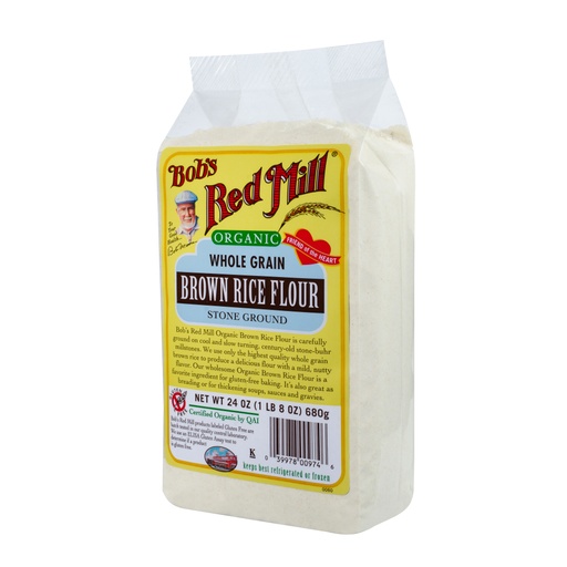 Organic Rice flour brown - side