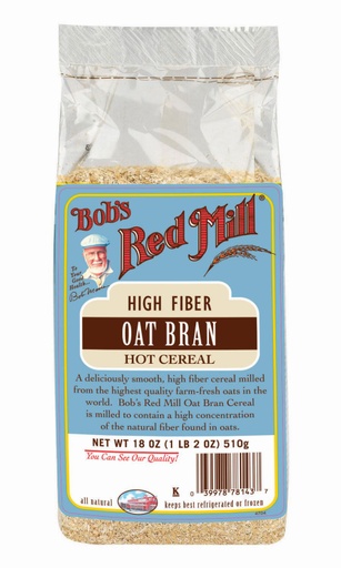 High fiber oat bran cereal - hong kong - front