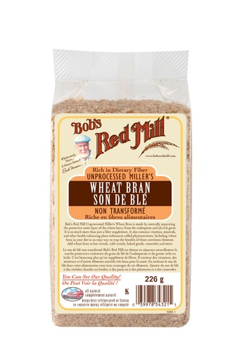 Wheat bran - canadian - 226g - front