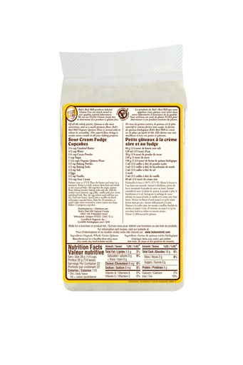 Og quinoa flour - canadian - 623g - back