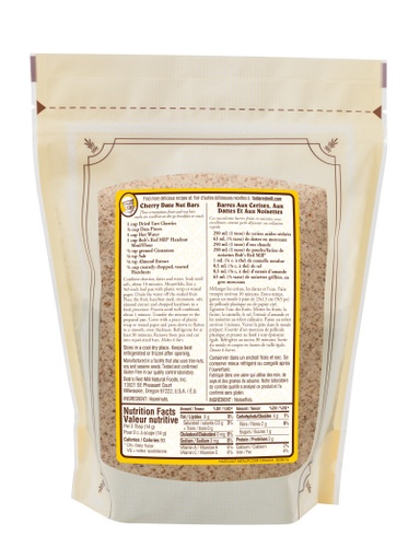 Hazelnut flour meal - SUP - 396g - back - canadian