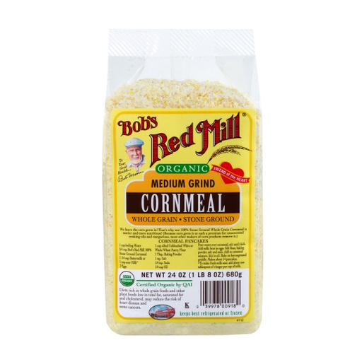 Organic Cornmeal medium - front