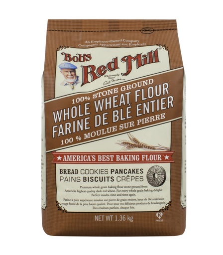 Whole wheat flour - 1.36kg - canadian - front