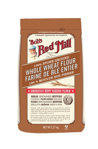Whole wheat flour - 2.27kg - canadian - front