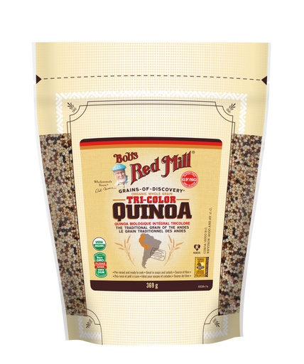 Organic Tricolor Quinoa- Canadian- Front- 369g