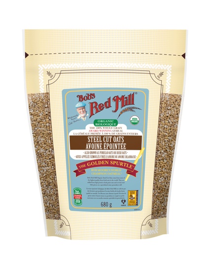 Organic Steel Cut Oats- Canadian- 680g