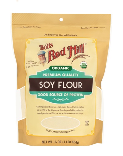 Organic Soy Flour - Front