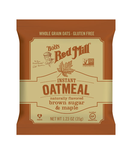 Brown Sugar & Maple Oatmeal Packets - Sachet Front