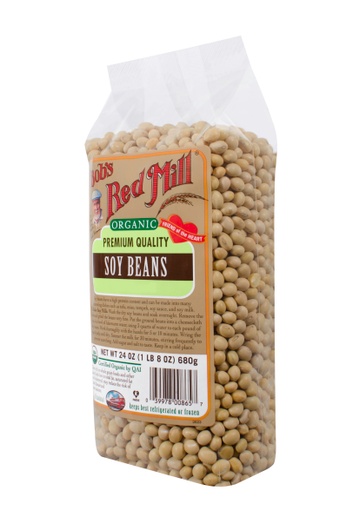 Organic Soy beans - side