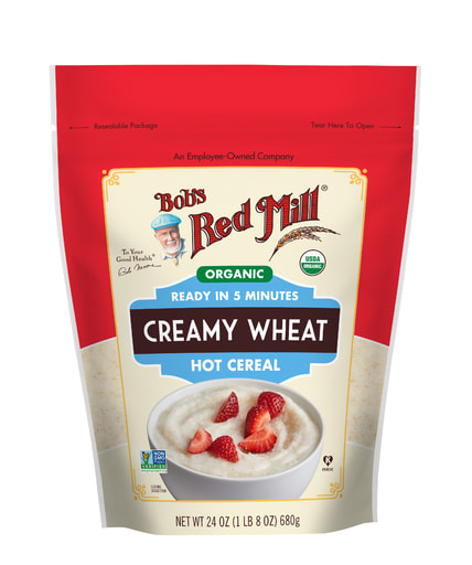 Front Image - Organic Creamy Wheat Hot Cereal