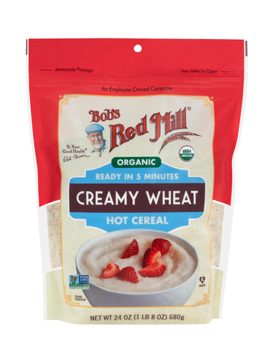 Organic Creamy Wheat Hot Cereal - Front