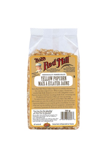 Yellow popcorn - 765g - canadian - front