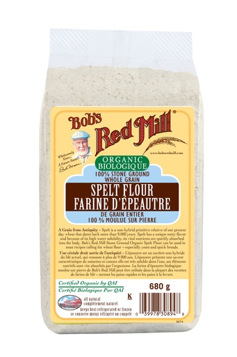 Og spelt flour - 680g - canadian - front