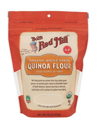 Organic Quinoa Flour- front