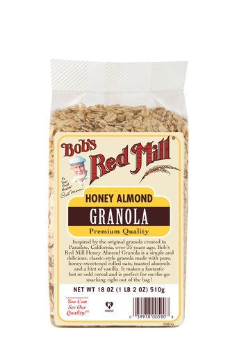 Granola honey almond - front