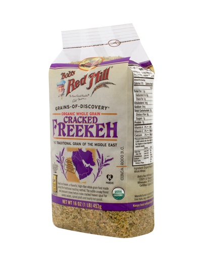 Organic Cracked freekeh - side