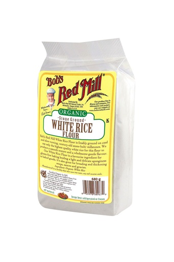 Og white rice flour - canadian - 680g - side