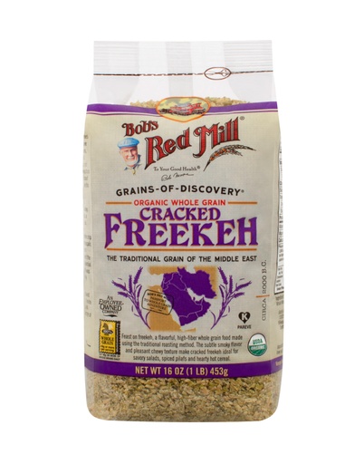 Organic Cracked freekeh - front