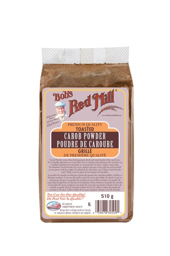 Carob powder - canadian - 510g - front